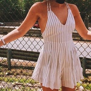 LF striped romper
